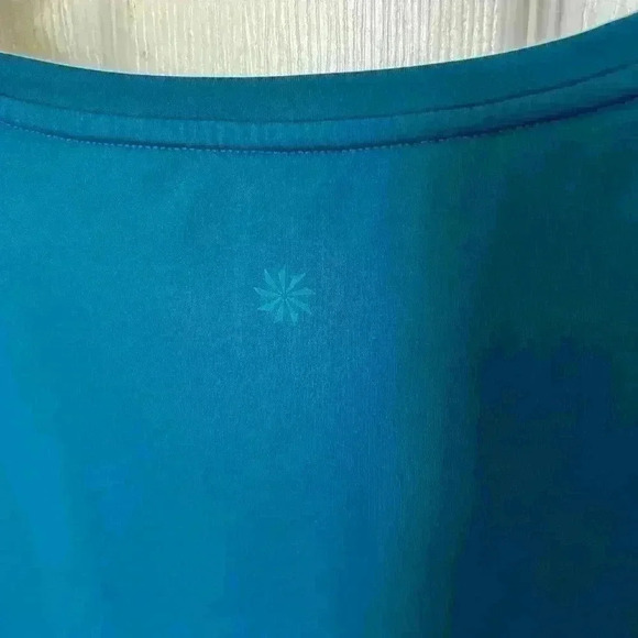 Athleta cadence top teal blue long sleeve workout pullover size small. - Picture 6 of 11